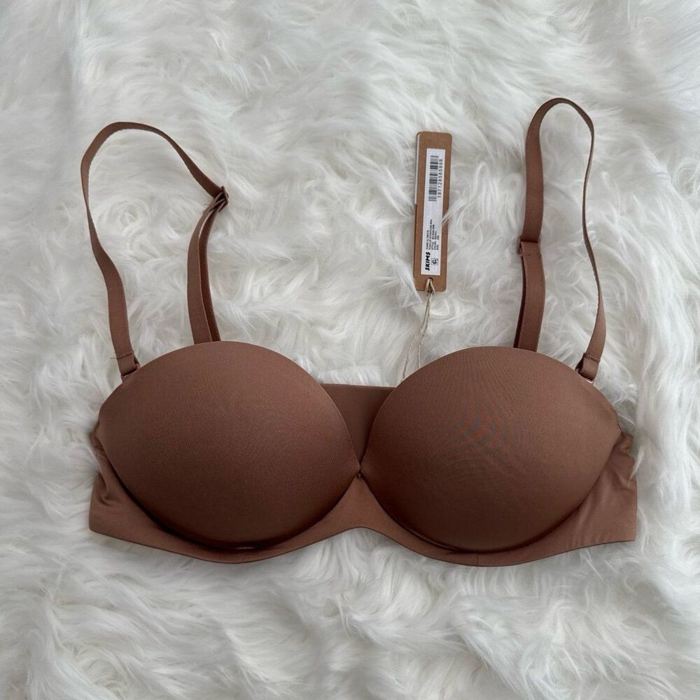 Skims Ultimate Push Up Strapless Bra Sienna Size 32B